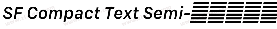 SF Compact Text Semi字体转换